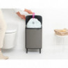 Кош за смет Brabantia Bo Small Hi 1006648, 12 л, Плавно и безшумно отваряне, Сив