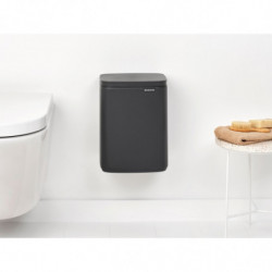 Cos pentru gunoi Brabantia Bo Small 1008868, 7l, Deschidere lina si silentioasa, Gri