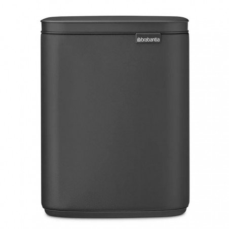 Cos pentru gunoi Brabantia Bo Small 1006622, 4 L, Deschidere lina si silentioasa, Negru mat