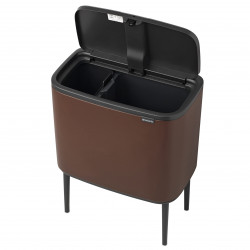 Кош за смет Brabantia Bo Touch 11+23L, Mineral Cosy Brown