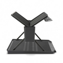 Сгъваем сушилник за съдове Brabantia SinkSide 1004151, Поставка за прибори, Устойчив на корозия, Тъмносив