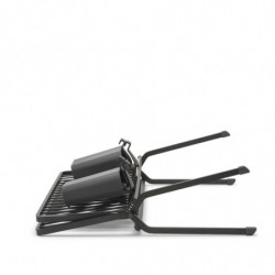 Сгъваем сушилник за съдове Brabantia SinkSide 1004151, Поставка за прибори, Устойчив на корозия, Тъмносив