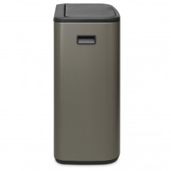 Brabantia Bo Touch 1001276 Trash Can, 60 L, Smooth and Silent Opening, Large Opening, Bronze