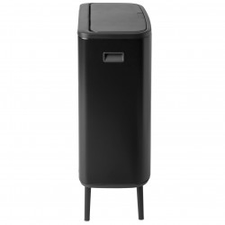 Brabantia Bo Touch Hi 1001260 Trash Can, 60 L, Raised, Smooth and Silent Opening, Matte Black