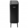 Brabantia Bo Touch Hi 1001260 Trash Can, 60 L, Raised, Smooth and Silent Opening, Matte Black