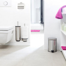 Suport hartie igienica Brabantia ReNew 107867, Rezistent la coroziune, Gri