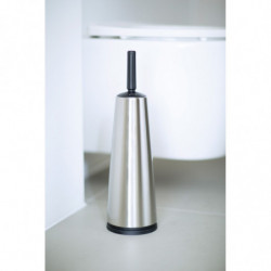 Четка за тоалетна Brabantia ReNew 107870, 42 см, Дискретен дизайн, Инокс/мат