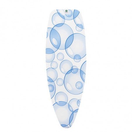 Brabantia D 90300163 Ironing Board Cover, 135x45 cm, 9 mm, PerfectFlow, White/Light Blue