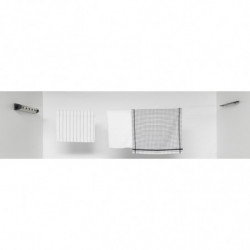 Brabantia Pull-out 90300176, 22 m, Wall-mounted, Automatic locking, Corrosion-resistant, Black/Stainless steel