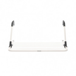 Brabantia 90300177 Clothes Rack, 4.5 m, For walls up to 11 cm thick, Foldable arms, White
