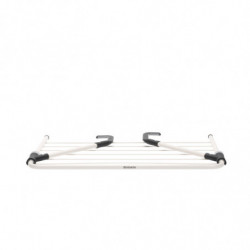 Brabantia 90300177 Clothes Rack, 4.5 m, For walls up to 11 cm thick, Foldable arms, White