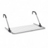 Brabantia 90300178 Hanging Rack, 4.5 m, For walls up to 11 cm thick, Foldable arms, Stainless steel