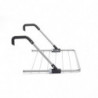 Brabantia 90300178 Hanging Rack, 4.5 m, For walls up to 11 cm thick, Foldable arms, Stainless steel