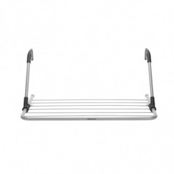 Brabantia 90300178 Hanging Rack, 4.5 m, For walls up to 11 cm thick, Foldable arms, Stainless steel