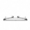 Brabantia 90300178 Hanging Rack, 4.5 m, For walls up to 11 cm thick, Foldable arms, Stainless steel