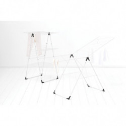 Uscator de rufe camera Brabantia Tower 90300184, 23 m, Pliabil usor, Reglabil, Alb