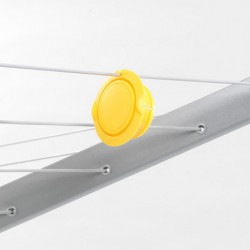 Brabantia 90300213 Outdoor Mounting Post, Ø50 mm, Metal, Galvanized, For digging or setting in concrete, Stainless Steel