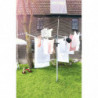 Εξωτερική απλώστρα Brabantia Lift-O-Matic Advance 90300253, 50 μ., Ρυθμιζόμενο ύψος, Βάση για στερέωση στο τσιμέντο, Θήκη, Τσάντα με μανταλάκια, Ανθεκτική στη διάβρωση, Ανοξείδωτο