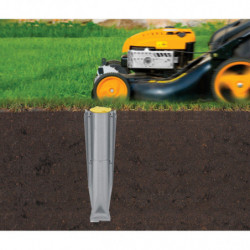 Uscator de rufe pentru exterior Brabantia Lift-O-Matic Advance 90300254, 50 m, Inaltime reglabila, Suport metalic, Husa, Geanta clesti, Rezistent la coroziune, Inox