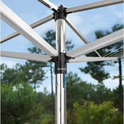 Brabantia TopSpinner 90300261 Outdoor Space, 40 m, Concrete Anchor, Corrosion-Resistant, Stainless Steel
