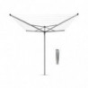 Uscator de rufe pentru exterior Brabantia TopSpinner 90300265, 60 m, Suport metal, Rezistent la coroziune, Inox