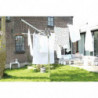 Uscator de rufe pentru exterior Brabantia TopSpinner 90300265, 60 m, Suport metal, Rezistent la coroziune, Inox