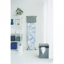 Маса за гладене Brabantia B 124x38cm с поставка за парогенератор, PerfectFlow Bubbles