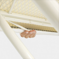 Σιδερώστρα Brabantia B 90300120, 124x38 cm, 7 θέσεις ρύθμισης, υποδοχή γεννήτριας ατμού, PerfectFlow, Λευκό/Μπλε