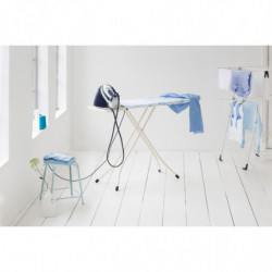 Brabantia C 90300128 Ironing Board, 124x45 cm, 7 height settings, Steam generator holder, White