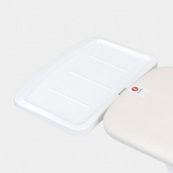 Brabantia C 90300135 Ironing Board, 124x45 cm, 7 height settings, Steam generator holder, White/Blue