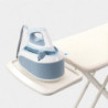 Brabantia C 90300135 Ironing Board, 124x45 cm, 7 height settings, Steam generator holder, White/Blue