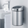 Cos de gunoi Brabantia Touch Bin 647210, 3 L, Deschidere lina si silentioasa, Montare pe perete, Otel inoxidabil lucios, Inox