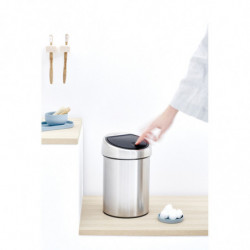 Кош за смет Brabantia Touch Bin 3L, Matt Steel Fingerprint Proof
