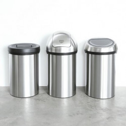Кош за смет Brabantia Touch Bin 60L, Matt Steel
