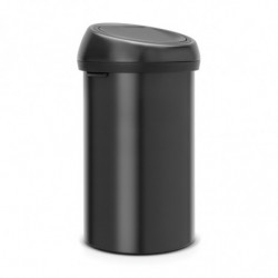 Brabantia Touch Bin 647252, 60 L, Smooth and Silent Opening, Black