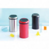 Cos de gunoi Brabantia Touch Bin 647253, 60 L, Deschidere lina si silentioasa, Inox/negru