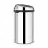 Кош за боклук Brabantia Touch Bin 647245, 60 л, Плавно и безшумно отваряне, Инокс/мат