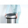 Cos de gunoi Brabantia Touch Bin 647255, 60 L, Deschidere lina si silentioasa, Rezistent la amprente, Ino /mat