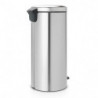 Кош за смет с педал Brabantia NewIcon 30L, Matt Steel Fingerprint Proof