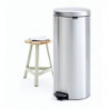 Brabantia NewIcon 649061 Pedal Bin, 30 L, Soft-Close, Non-Slip Base, Fingerprint-Resistant, Stainless Steel/Matte