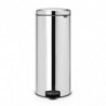 Кош за смет с педал Brabantia NewIcon 30L, Brilliant Steel, метална кофа