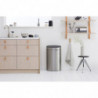Brabantia Touch Bin New 649734 szemetes, 40 l, Csendes és sima záródás, Lapos hátsó rész, Ujjlenyomat-álló, Rozsdamentes acél/matt