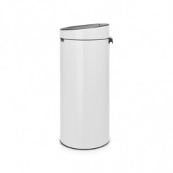 Кош за боклук Brabantia Touch Bin New 649999, 30 л, Безшумно и плавно затваряне, Бял