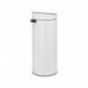 Κάδος Brabantia Touch Bin New 649999, 30 l, αθόρυβο και ομαλό κλείσιμο, Λευκό