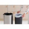 Кош за боклук Brabantia Touch Bin New 649999, 30 л, Безшумно и плавно затваряне, Бял