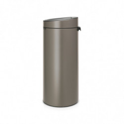 Brabantia Touch Bin New 650007, 30 L, închidere silențioasă și lină, gri