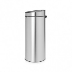 Κάδος Brabantia Touch Bin New 650011, 30 l, αθόρυβο και ομαλό κλείσιμο, Inox/matt