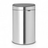 Кош за смет Brabantia Touch Bin New Recycle 23+10L, Matt Steel Fingerprint Proof