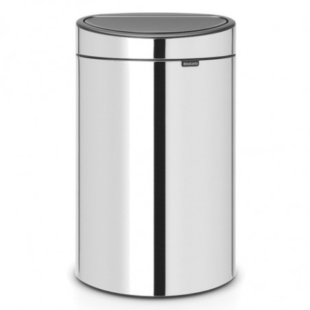 Кош за смет Brabantia Touch Bin New 40L, Briliant Steel