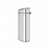 Brabantia Touch Bin New 650531, 40 l, Închidere silențioasă și lină, Dos plat, Oțel inoxidabil strălucitor